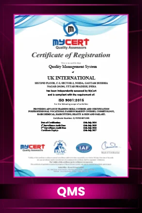 QMS certificate - UK International